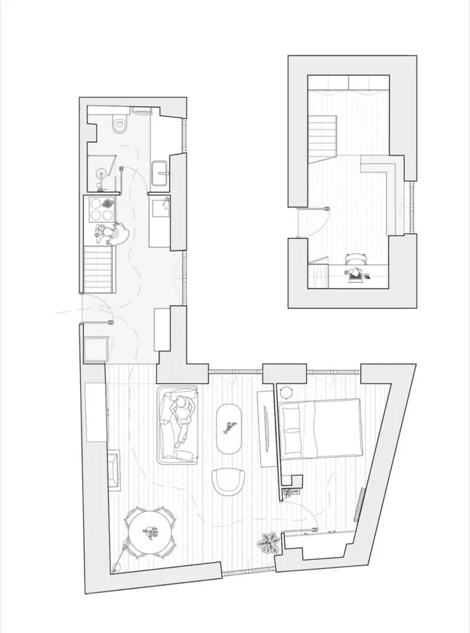 Exemple de plan 2D d'aménagement — Atelier Nola