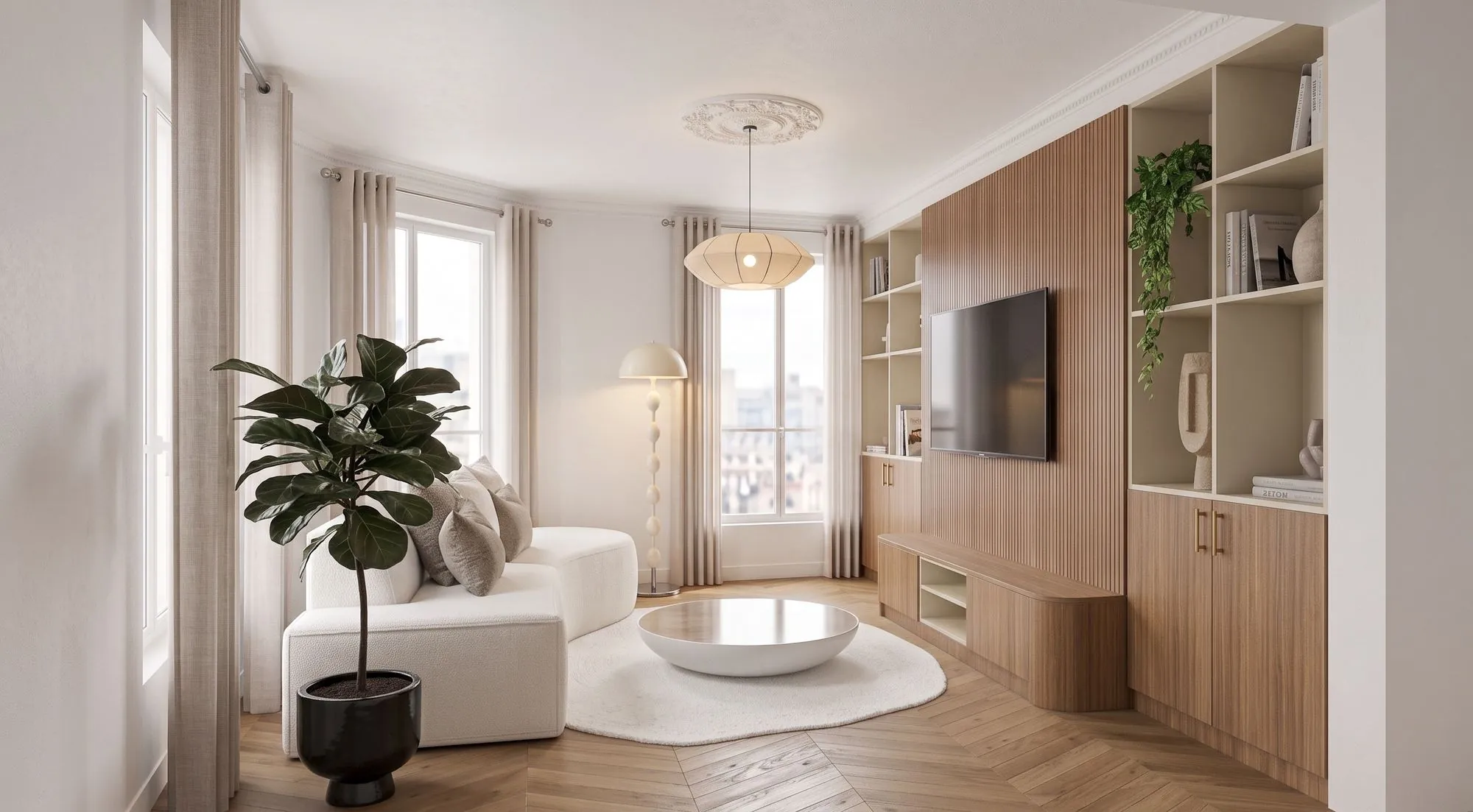 Vital — Appartement rénové à Paris, Atelier Nola